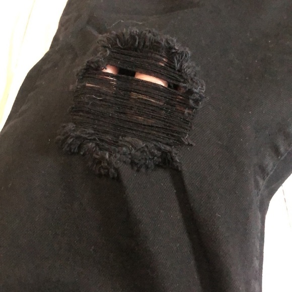 KanCan black distressed jeans size 9/28 EUC - Picture 4 of 12